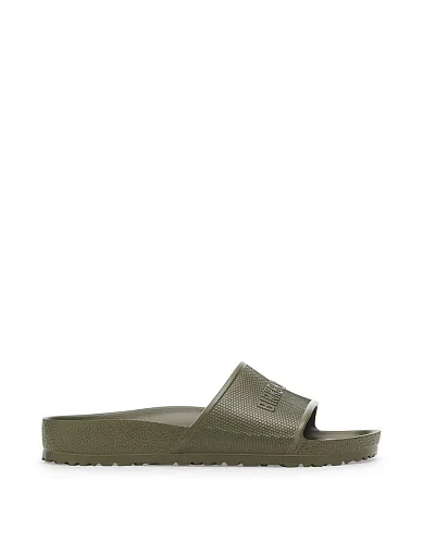 Женские шлепанцы BIRKENSTOCK Arizona PAP резиновые зеленые - фото 1 - Miraton
