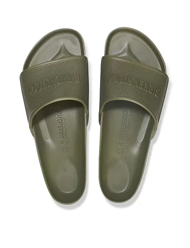 Женские шлепанцы BIRKENSTOCK Arizona PAP резиновые зеленые - фото 4 - Miraton
