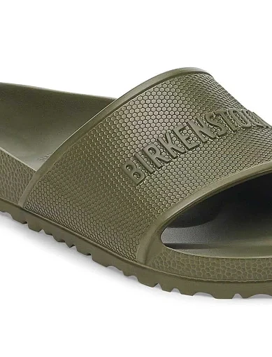 Женские шлепанцы BIRKENSTOCK Arizona PAP резиновые зеленые - фото 5 - Miraton