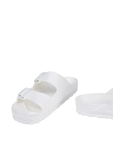 Чоловічі шльопанці BIRKENSTOCK Arizona Eva гумові білі - фото 2 - Miraton