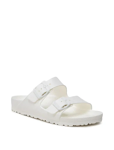 Жіночі шльопанці BIRKENSTOCK Arizona Eva гумові білі (129443) - фото 3 - Miraton