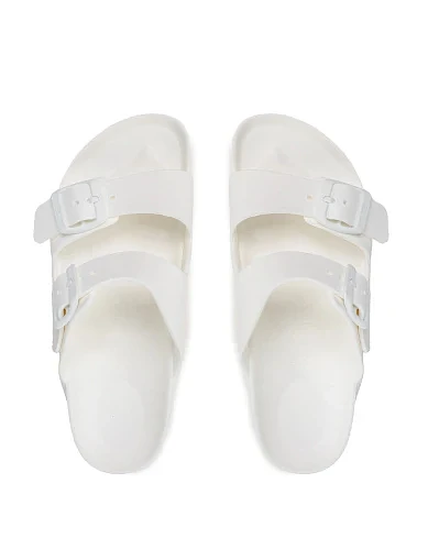 Жіночі шльопанці BIRKENSTOCK Arizona Eva гумові білі (129443) - фото 5 - Miraton