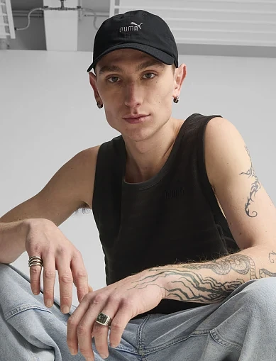 Бейсболка PUMA ESS ELEVATED тканевая черная - фото 3 - Miraton