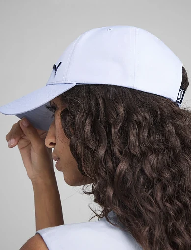 Бейсболка ESS Metal PUMA Cat тканевая голубая - фото 4 - Miraton