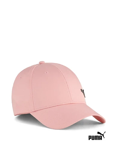 Бейсболка ESS Metal PUMA Cat тканевая розовая - фото 1 - Miraton
