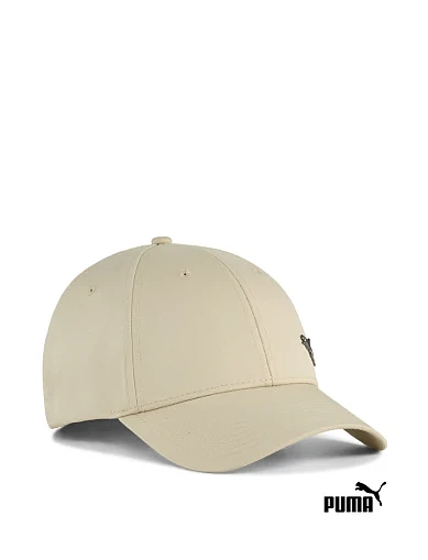 Бейсболка ESS Metal PUMA Cat тканевая бежевая - фото 1 - Miraton