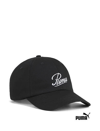 Кепка ESS Script Logo Dad Cap тканевая черная - фото 1 - Miraton