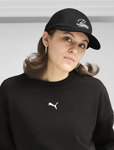 Кепка ESS Script Logo Dad Cap тканевая черная - фото 3 - Miraton