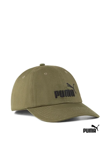 Кепка Puma ESS No.1 Logo Patch BB Cap тканевая зеленая - фото 1 - Miraton
