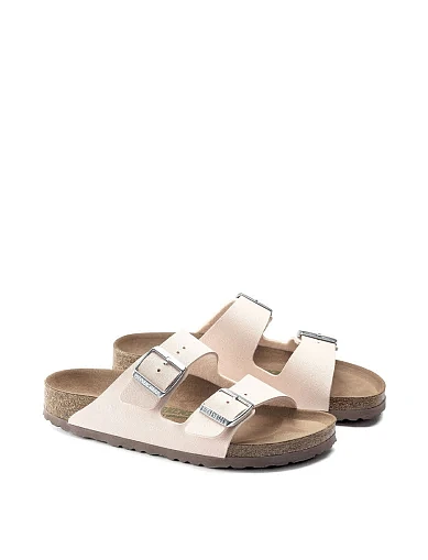Жіночі шльопанці BIRKENSTOCK Arizona BFBC з екошкіри рожеві (1019662) - фото 3 - Miraton