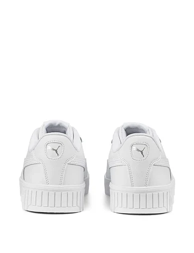 Женские кеды PUMA Carina 2.0 из искусственной кожи белые - фото 5 - Miraton