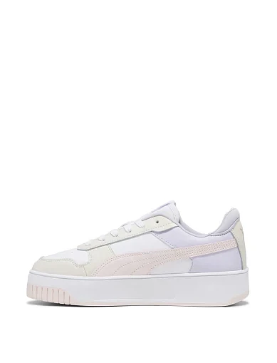 Женские кеды PUMA Carina Street из искусственной кожи белые - фото 2 - Miraton