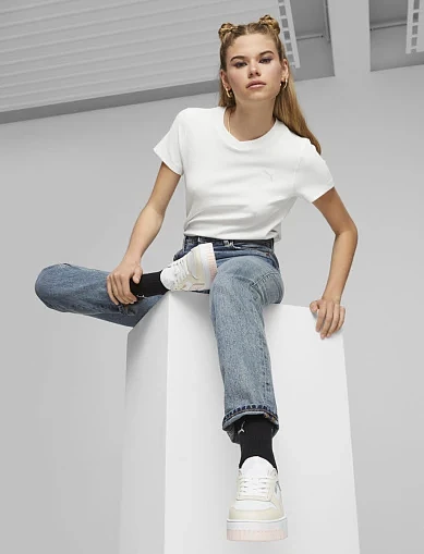 Женские кеды PUMA Carina Street из искусственной кожи белые - фото 8 - Miraton