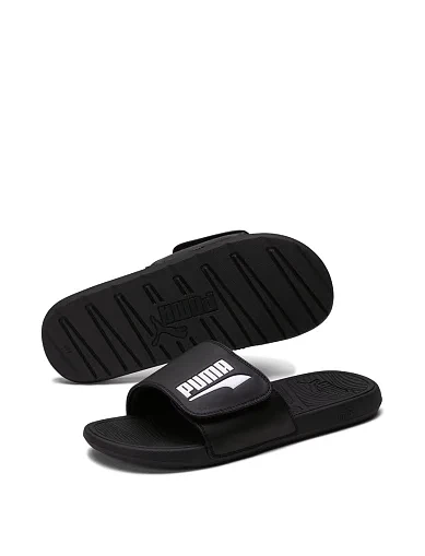 Чоловічі шльопанці PUMA Cool Cat 2.0 гумові чорні - фото 3 - Miraton