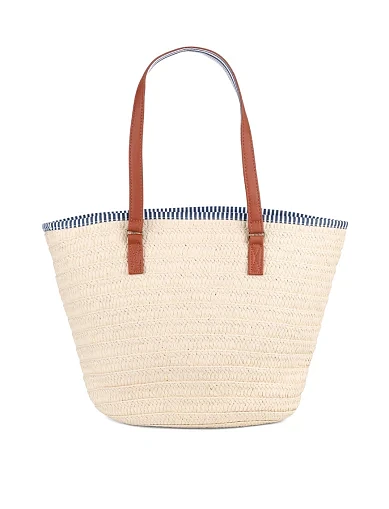 Жіноча сумка MIRATON солом'яна бежева(622-1) - фото 3 - Miraton