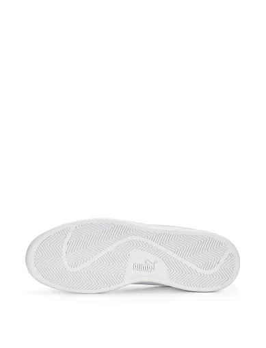 Мужские кеды PUMA Smash 3.0 L из искусственной кожи белые - фото 5 - Miraton