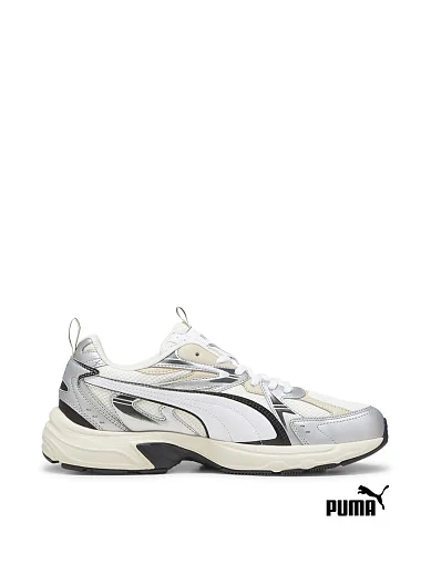 Женские кроссовки PUMA Milenio Tech Sneakers из искусственной кожи молочного цвета - фото 1 - Miraton