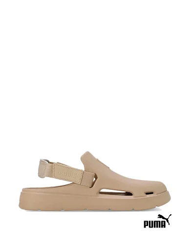 Женские сандалии PUMA Shibui Mule резиновые бежевые - фото 1 - Miraton