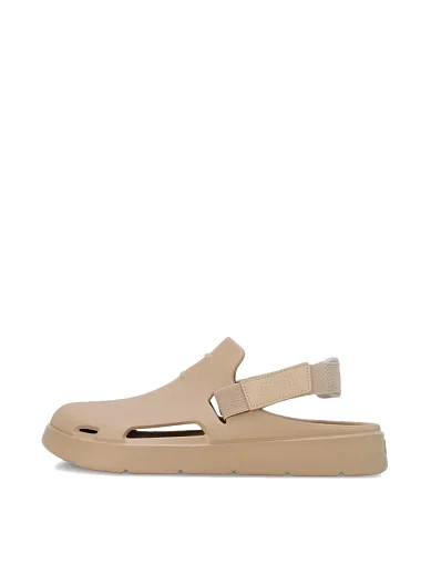 Женские сандалии PUMA Shibui Mule резиновые бежевые - фото 2 - Miraton