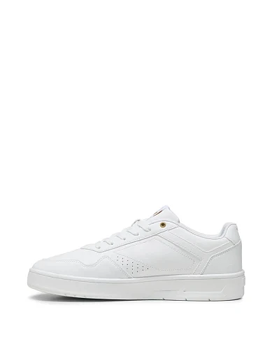 Мужские кеды PUMA Court Classic Sneakers из искусственной кожи белые - фото 2 - Miraton