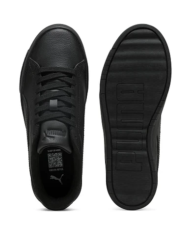 Жіночі кеди PUMA Jada Classic зі штучної шкіри чорні (400217-02) - фото 4 - Miraton