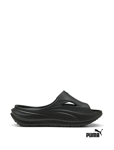 Мужские шлепанцы PUMA ZeroG резиновые черные - фото 1 - Miraton