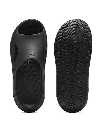 Мужские шлепанцы PUMA ZeroG резиновые черные - фото 4 - Miraton