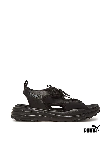 Мужские сандалии PUMA SOFTRIDE ZeroG резиновые черные - фото 1 - Miraton