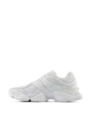 Женские кроссовки New Balance 9060 кожаные белые - фото 2 - Miraton