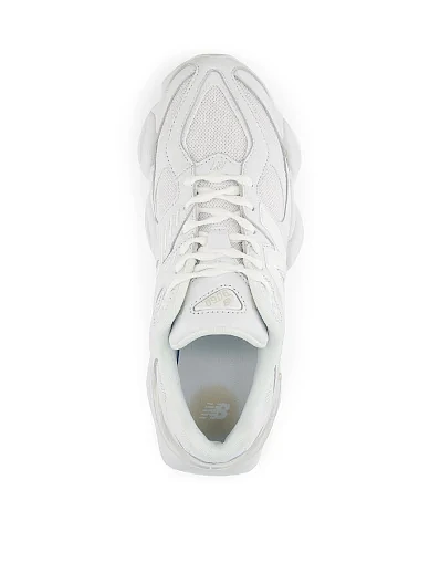 Женские кроссовки New Balance 9060 кожаные белые - фото 4 - Miraton