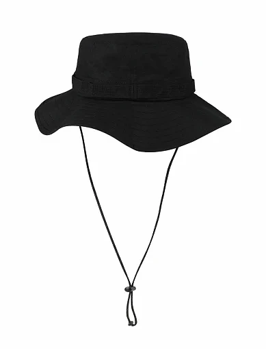 Панама Boonie Bucket тканевая черная - фото 2 - Miraton