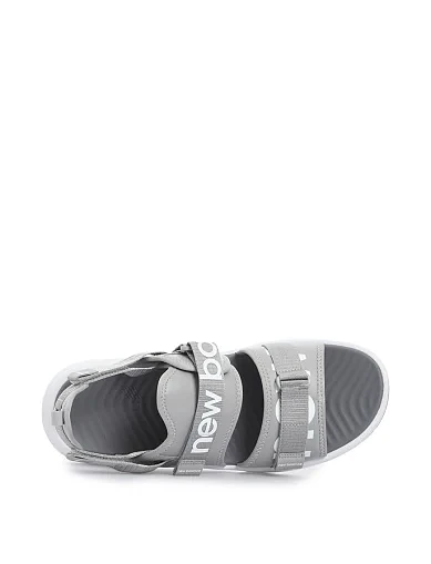Мужские сандалии New Balance 750 из экокожи серые - фото 3 - Miraton