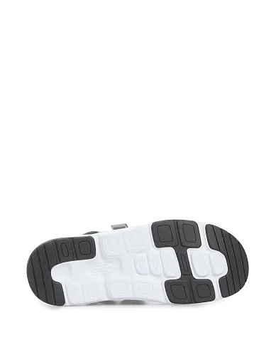 Мужские сандалии New Balance 750 из экокожи серые - фото 4 - Miraton
