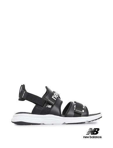 Мужские сандалии New Balance 750 из экокожи черные - фото 1 - Miraton