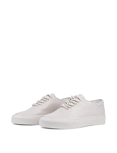 Женские кеды MIRATON кожаные рисовые - фото 3 - Miraton