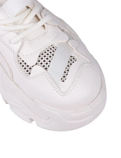 Жіночі кросівки MIRATON шкіряні білі (222-30) - фото 5 - Miraton