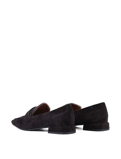 Жіночі сліпери Attizzare велюрові коричневі (2423-3-1) - фото 4 - Miraton