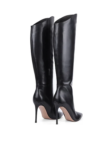 Жіночі чоботи MiaMay шкіряні чорні(MA68018-47-1) - фото 4 - Miraton