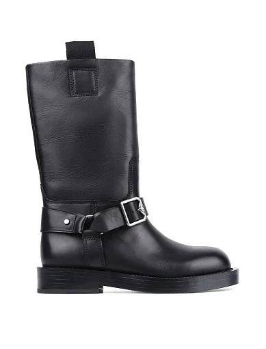 Жіночі чоботи MIRATON шкіряні чорні(JR1115-7) - фото 1 - Miraton