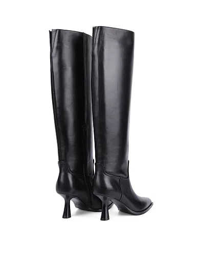 Жіночі чоботи MIRATON шкіряні чорні(8103H-1807-S10) - фото 4 - Miraton