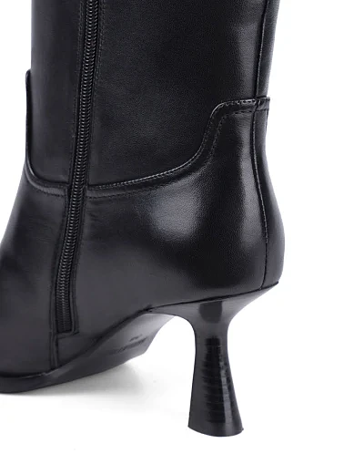 Жіночі чоботи MIRATON шкіряні чорні(8103H-1807-S10) - фото 5 - Miraton