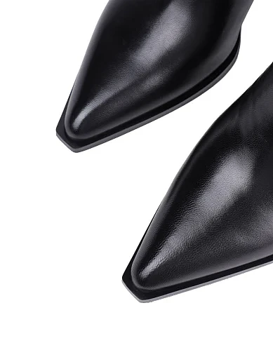 Жіночі чоботи MIRATON шкіряні чорні(8103H-1807-S10) - фото 6 - Miraton