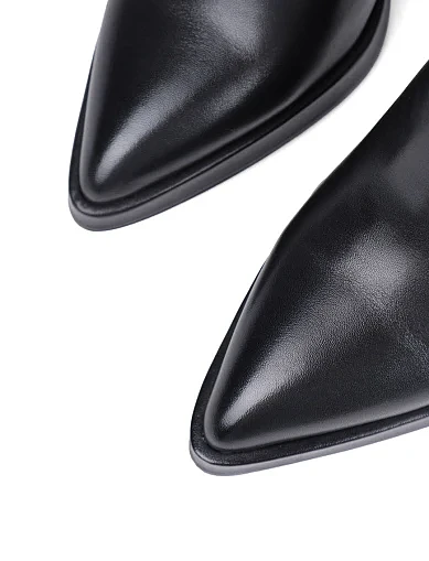 Женские сапоги Attizzare кожаные черные - фото 5 - Miraton