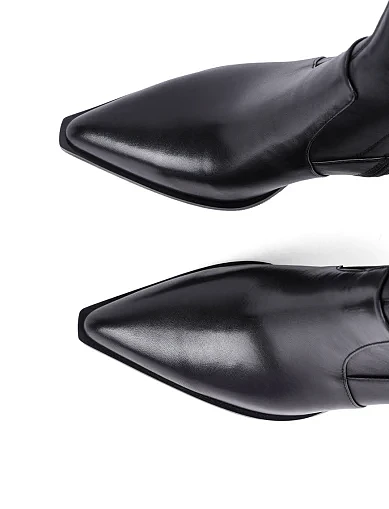 Жіночі ботфорти MIRATON шкіряні чорні(8103T-2108-N04-P33) - фото 5 - Miraton