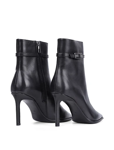 Женские ботинки MIRATON кожаные черные - фото 4 - Miraton