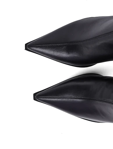 Женские ботинки MIRATON кожаные черные - фото 5 - Miraton