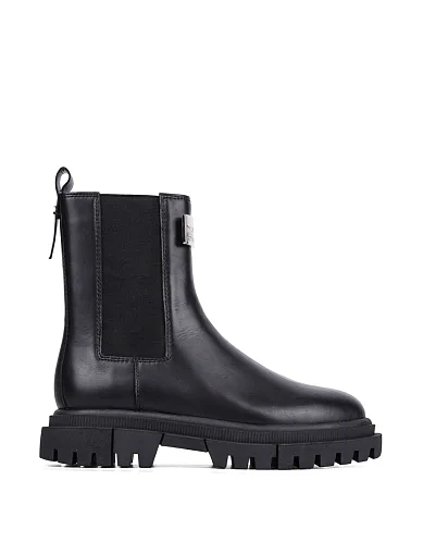 Жіночі черевики Attizzare шкіряні чорні(JR1136-3) - фото 1 - Miraton