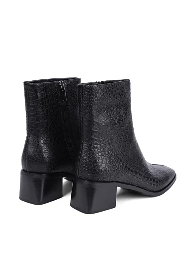 Женские ботинки MIRATON кожаные черные - фото 4 - Miraton