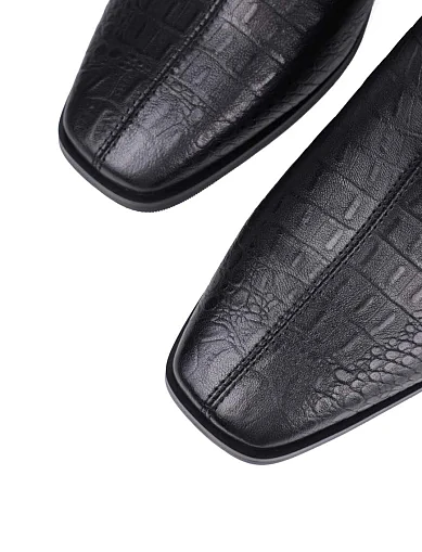 Женские ботинки MIRATON кожаные черные - фото 5 - Miraton