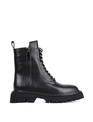 Жіночі черевики MIRATON шкіряні чорні(2451A-629-1) - фото 1 - Miraton